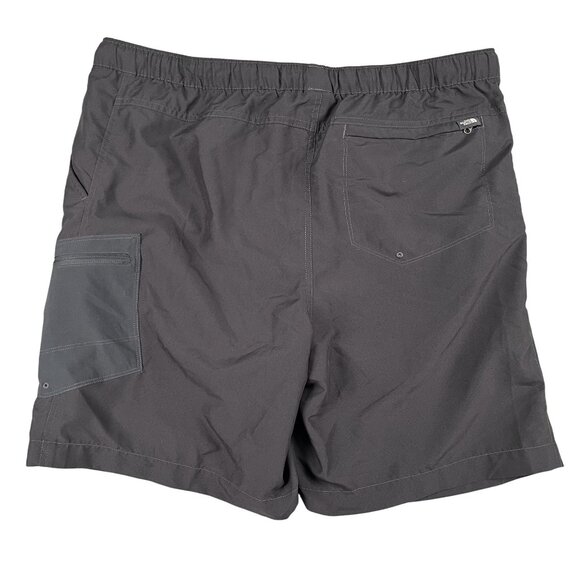 the North Face Black Lined Belted Hiking Shorts Sz XL - Picture 2 of 6
